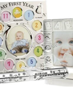 Album foto Baby rama primul an si suport pentru certificat de nastere Juliana