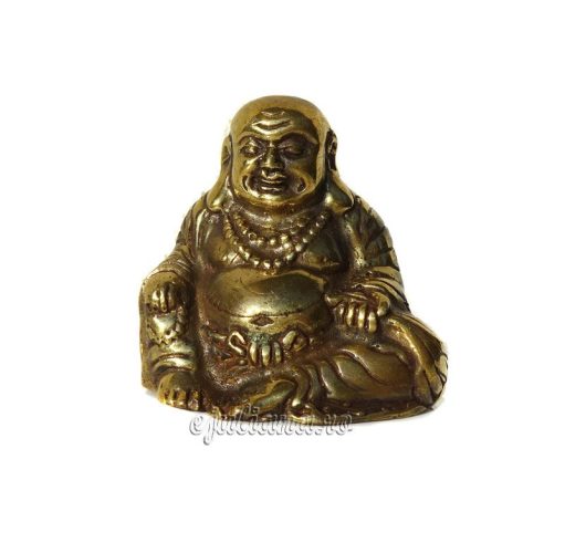 Buda de bronz statueta antichizata feng shui