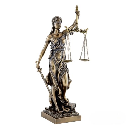 Zeita Justitiei Statueta Antichizata 35cm