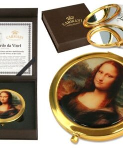 Oglinda de geanta Mona Lisa Leonardo