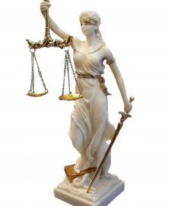 Zeita dreptatii si Justitiei din alabastru 32cm