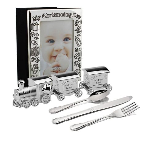 Album tacamuri argintate cutiute pentru mot dintisor, cadouri de botez