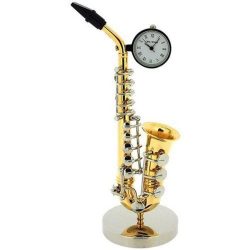 Ceas saxofon miniatura