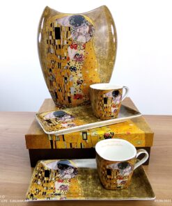 Cesti de espresso vaza Gustave Klimt