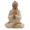 Buddha - Statueta Din Lemn Masiv Sculptat